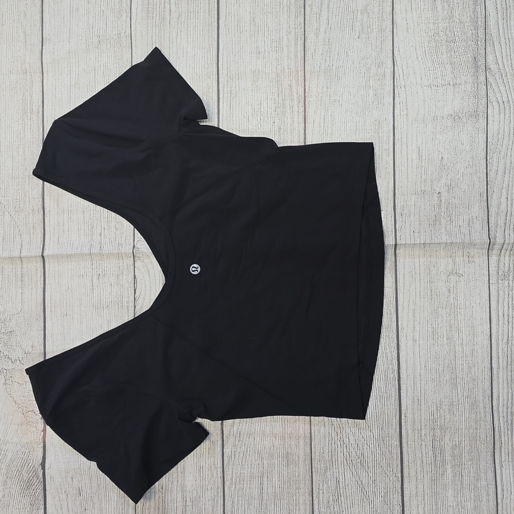 EUC 💎  Lululemon Align T-shirt Black Size 8 - Picture 4 of 5